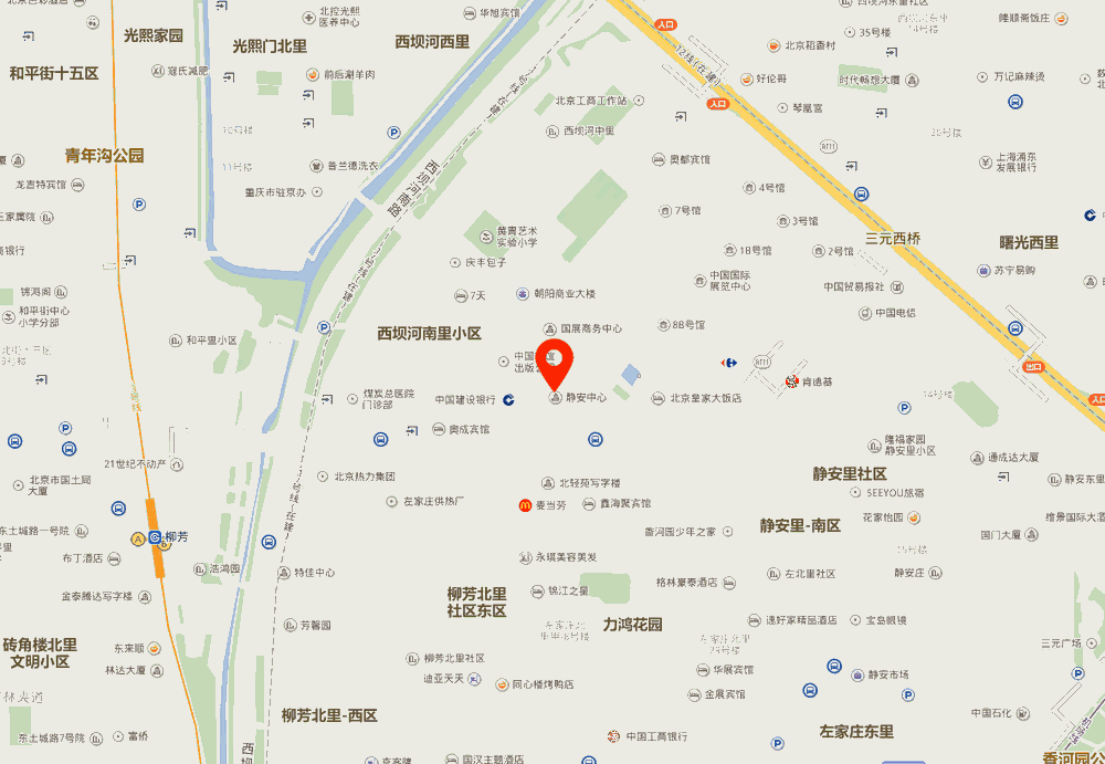 静安中心位置地图